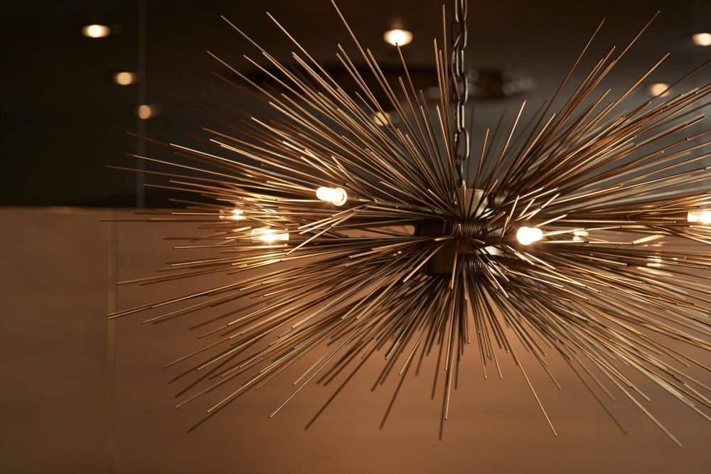 Bronze Spoke Chandelier