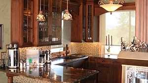 traditional mesquite red kitchen remodel design