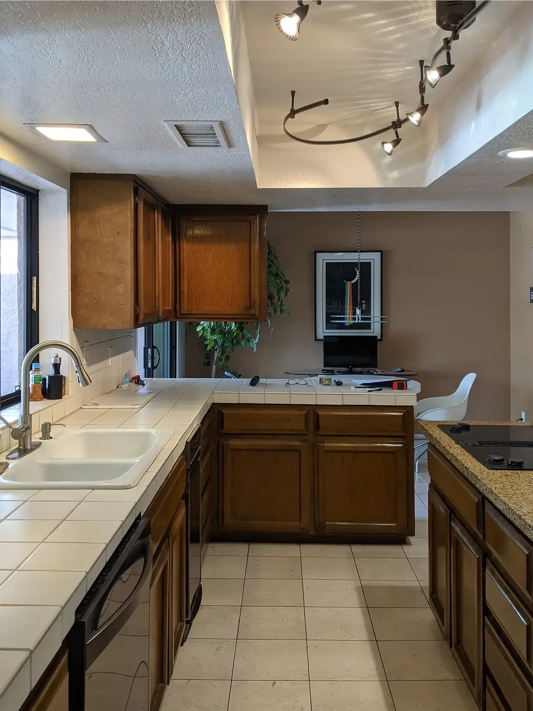 McCormick Ranch kitchen, Scottsdale before the remodel